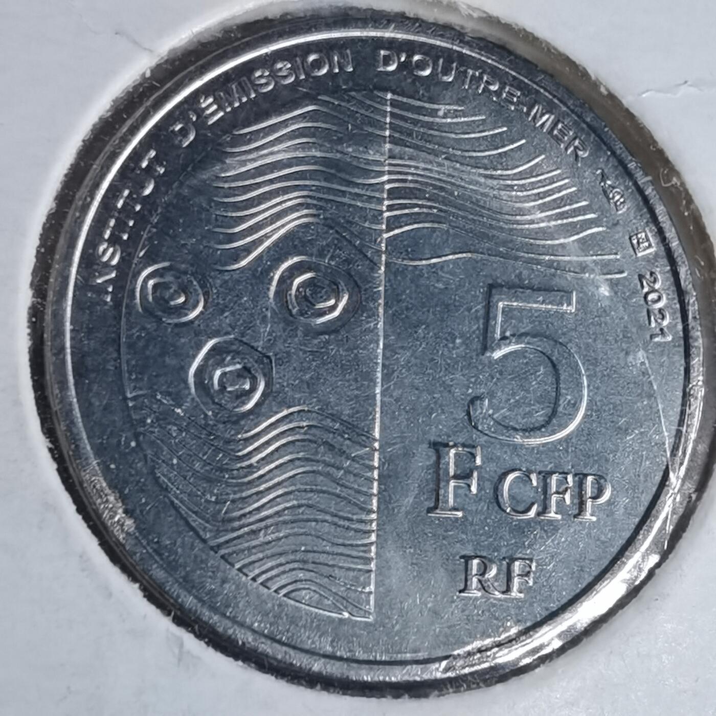 沼泽如烟--第981场 法属波利尼西亚2021年5法郎