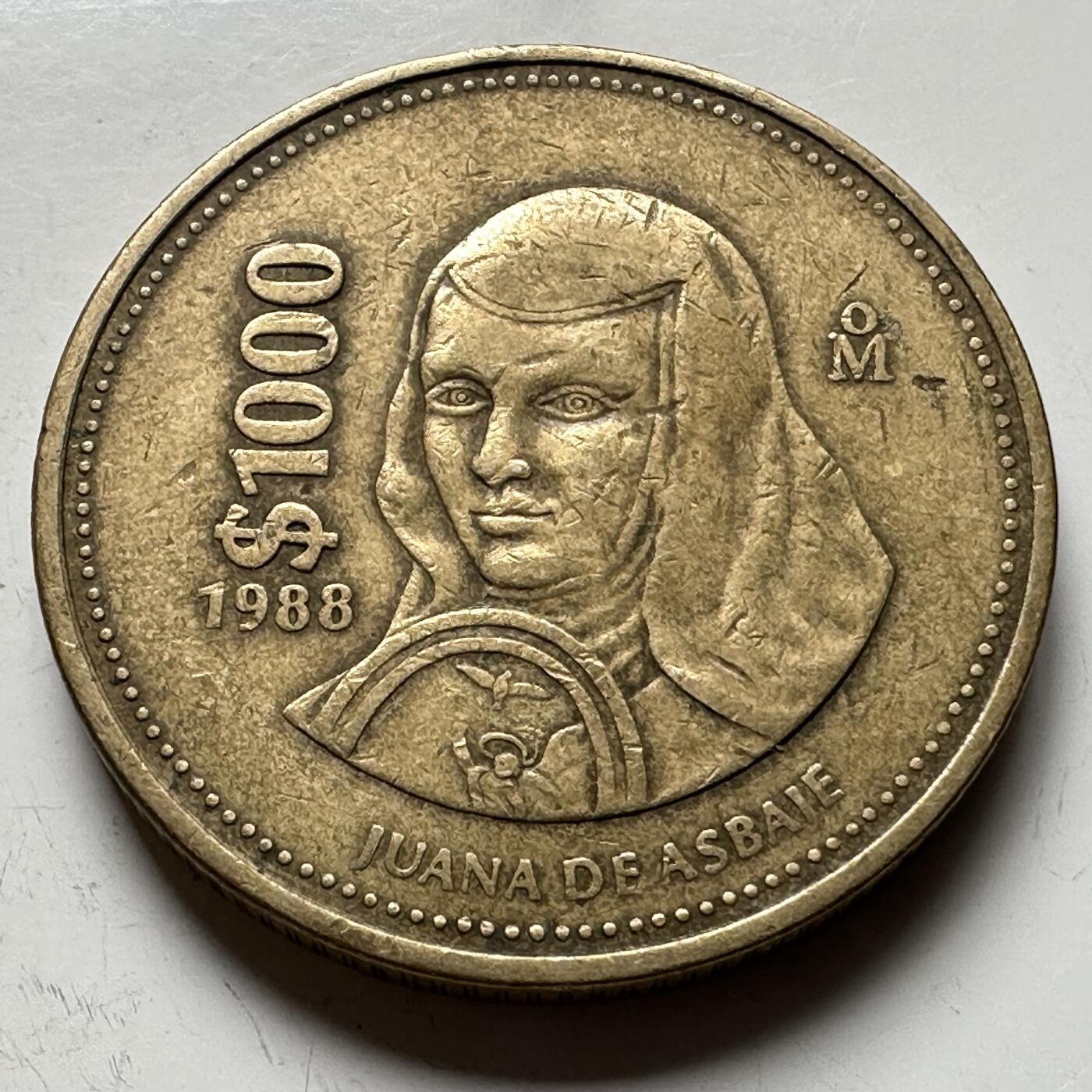 🌹外币初藏🌹🐯2026年第14场  每周二四六晚8️⃣点 接代拍 墨西哥1988年1000比索