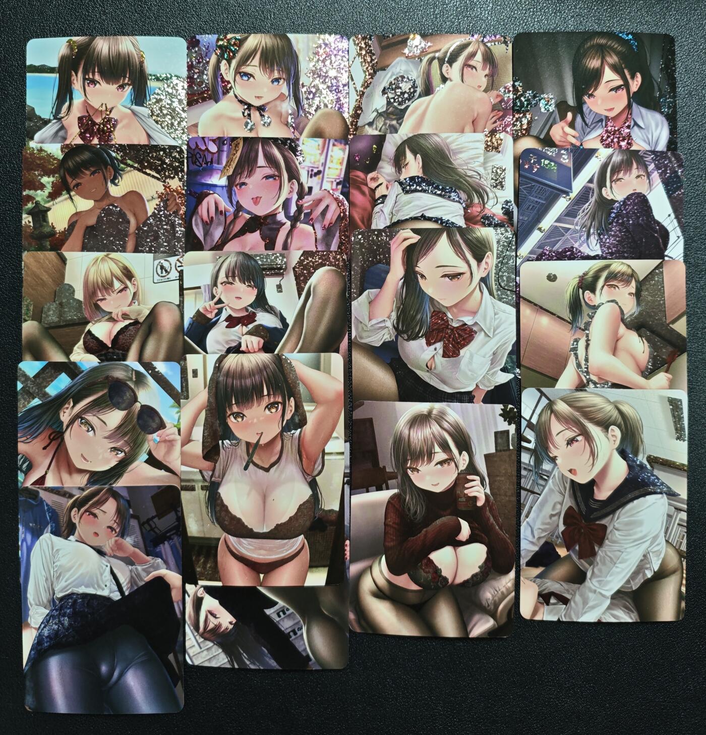 天玑星卡拍第168期《2.3周二截拍艺气风发》持续收拍收评中 满赠卡需备注 动漫美女 钻闪 十八张 自制卡