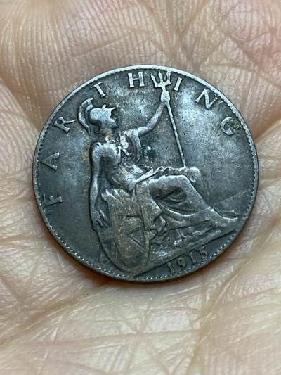 2026年第十六场(总第一百八十五场）外国好品散币场(免佣金) - 英国🇬🇧1915年1法新(乔治五世第一版)