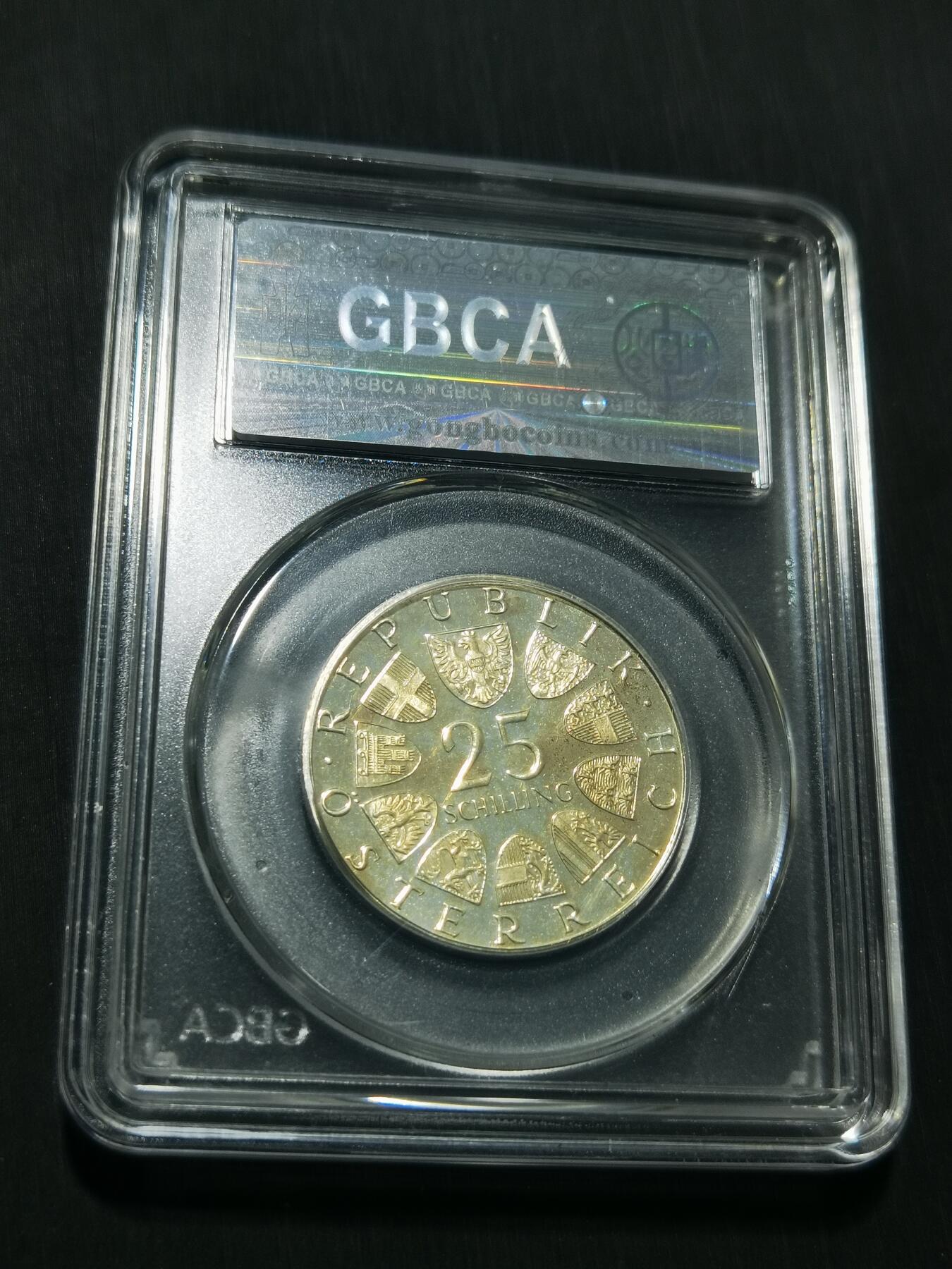 天下钱庄专场欢迎参拍 奥地利25先令银币