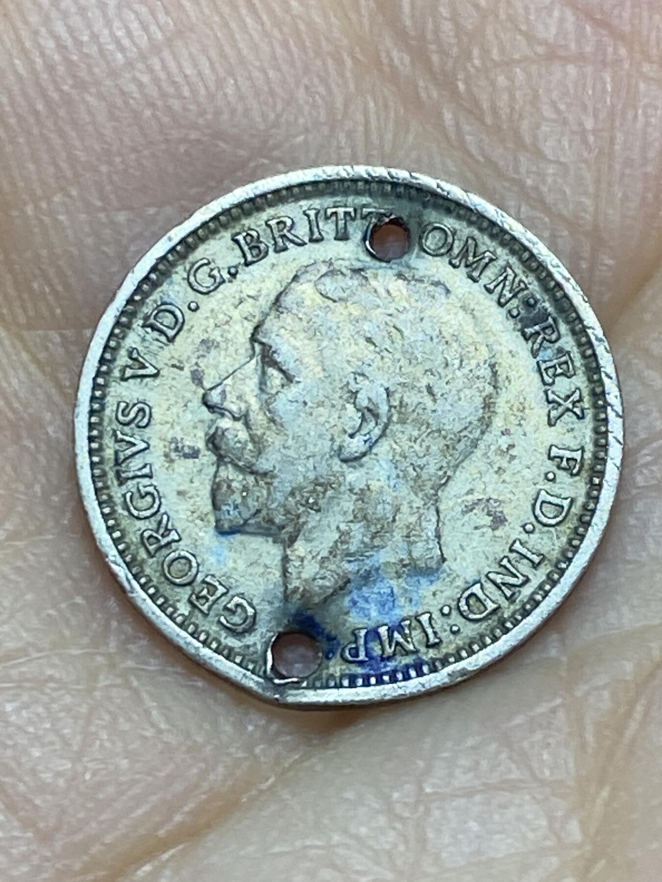 2026年第十六场(总第一百八十五场）外国好品散币场(免佣金) 打孔–英国🇬🇧1936年3便士银币(乔治五世逝世年，第四版关门年，500银)