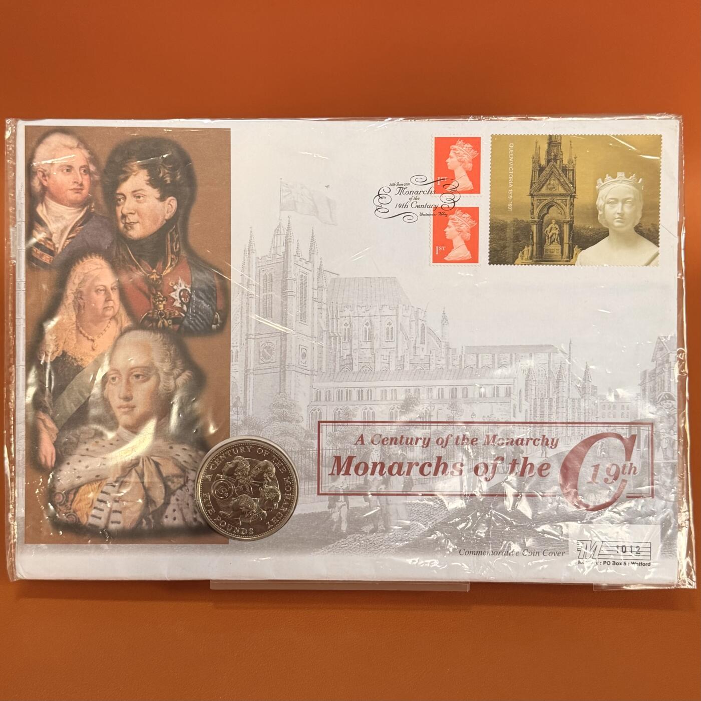 ＜星葵🌻钱币社＞散币克朗场第69期·2月3日发货 〈邮币封〉根西岛2001年君主制百年史·19世纪5镑克朗型纪念币