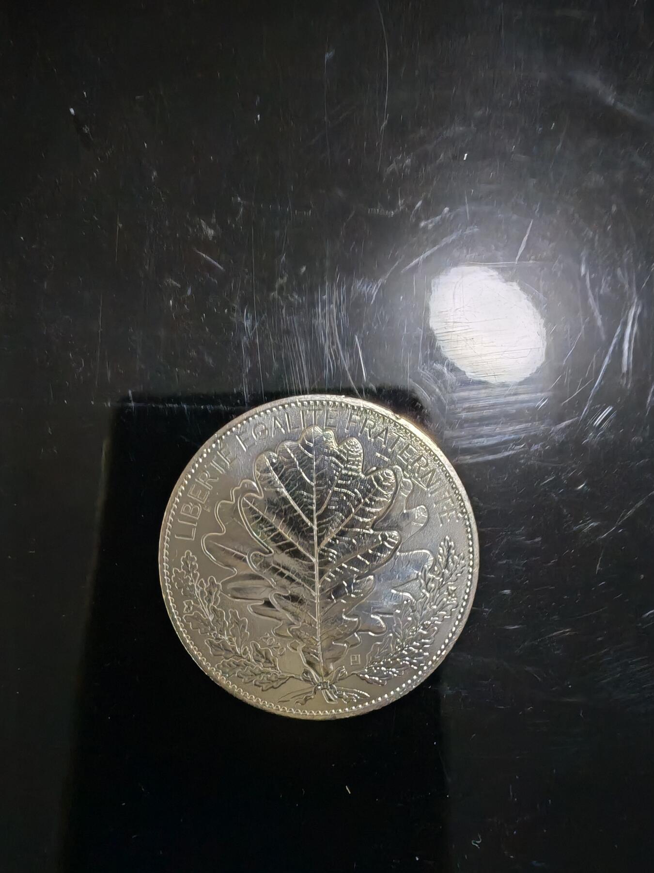 长老汇蛇年精选第九十七场拍卖  2020法国橡树20欧元精制银币，18克900银