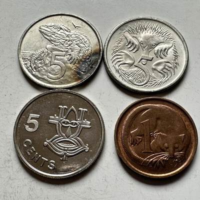 🌹外币初藏🌹🐯2026年第14场  每周二四六晚8️⃣点 接代拍 - 大洋洲散币4枚 a