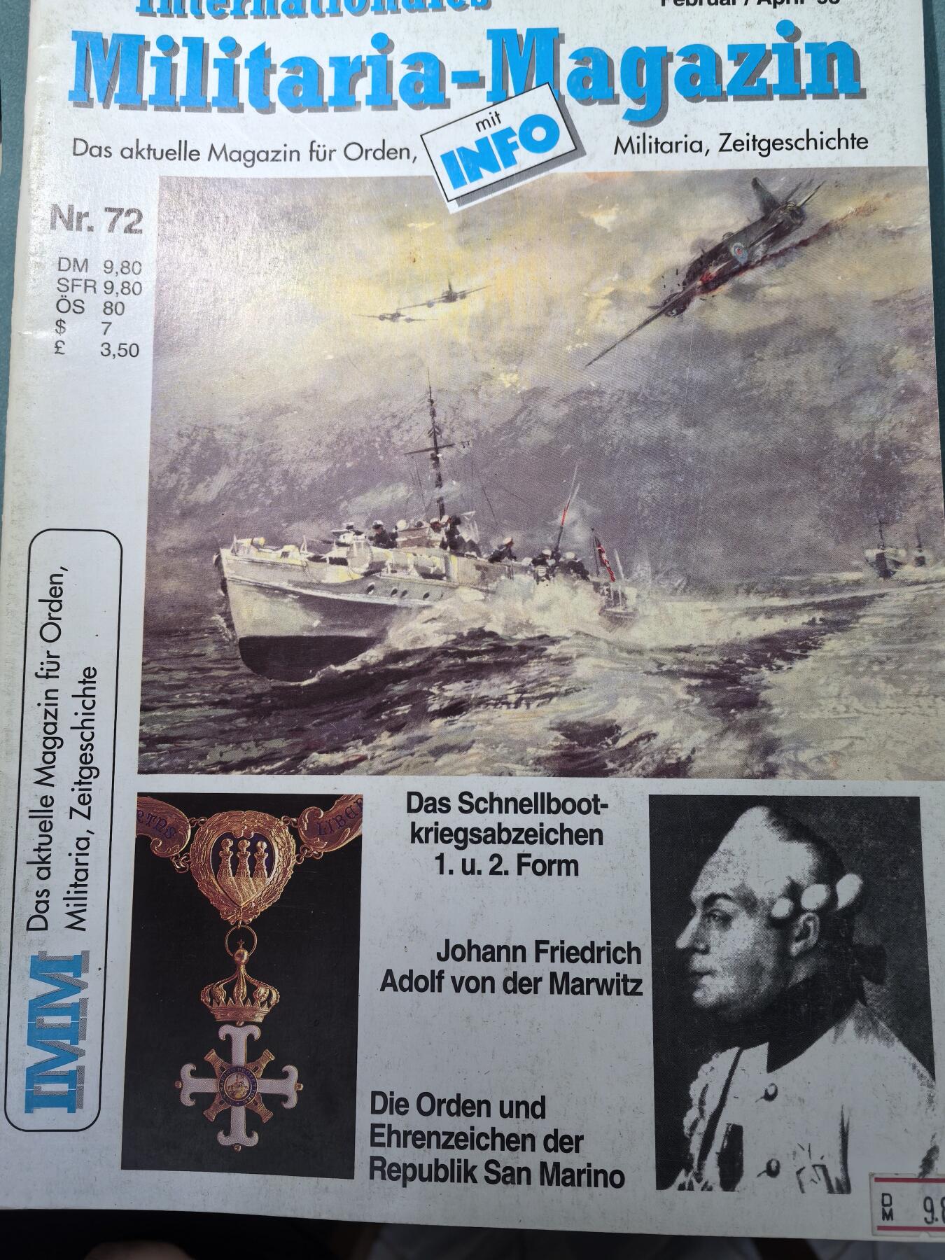 盛世勋华——号角文化勋章邮票专场拍卖第303期 德国出版 Militaria-Magazin杂志 总第72期 58页