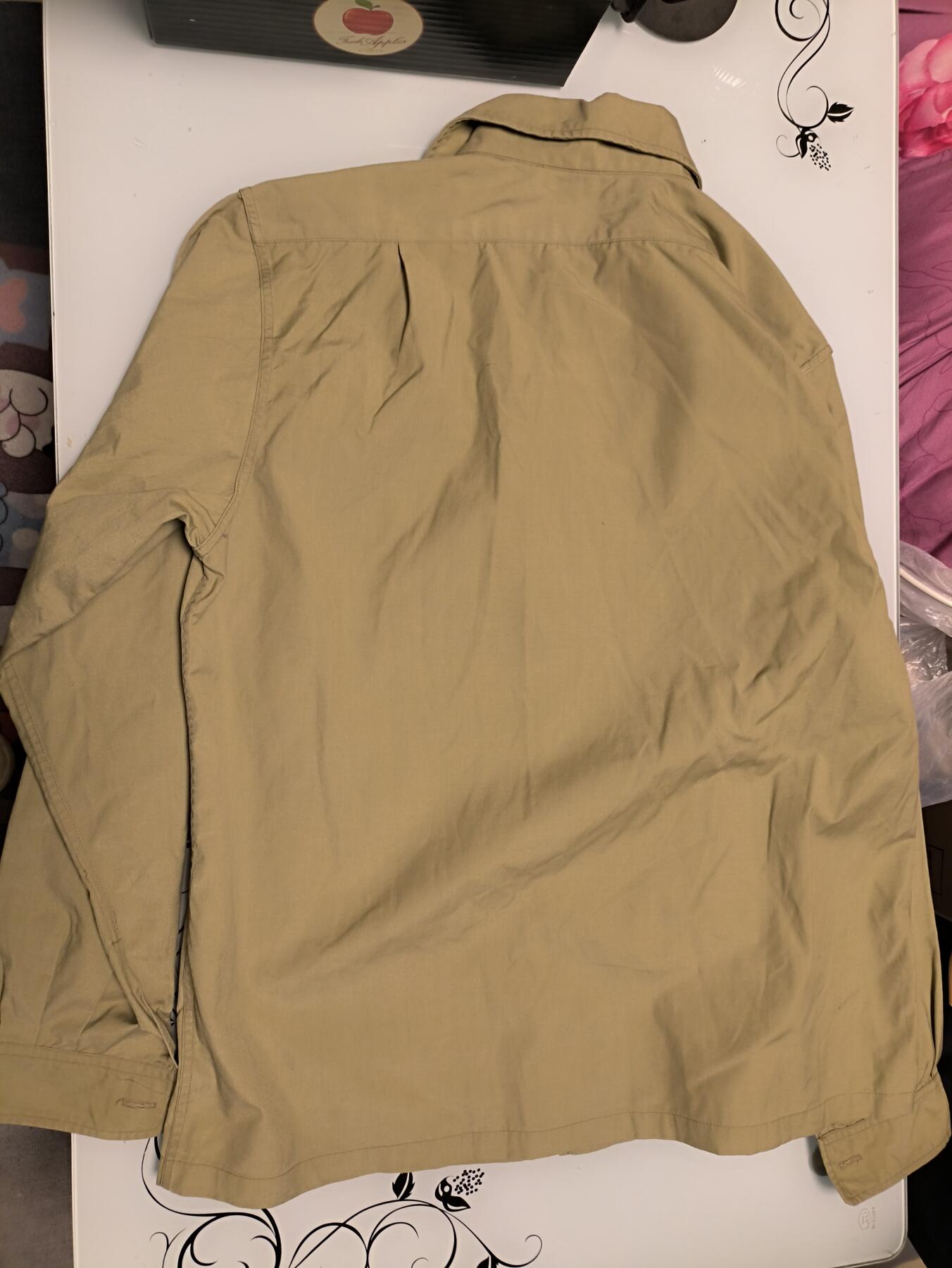 （店主清仓 大量自藏 制服徽章盛宴）罗岚⭐爱藏⭐甄选专拍第五场-分享拍场赚佣（实体经营） su-M65式棉布外穿长袖 2号尺码适合175-180体型适中者穿着  对越时期地方试制产品 基本全新