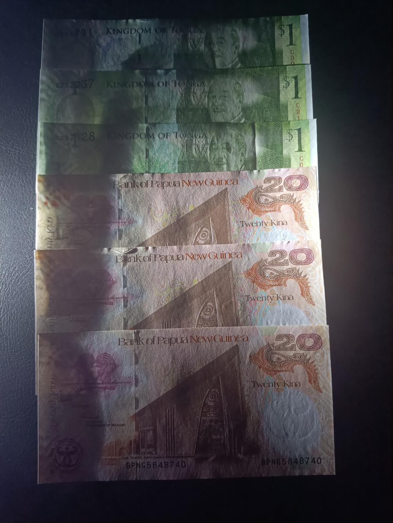 2026二月第一期，总215期 大洋洲纸币批量六张AUNC—UNC