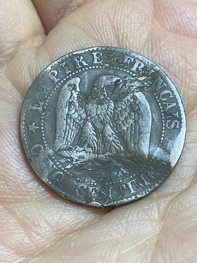 2026年第十六场(总第一百八十五场）外国好品散币场(免佣金) - 币不平–法兰西第二帝国1854年5生丁(拿破仑三世第一版)