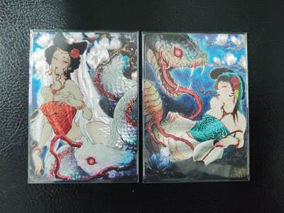 阳大大卡牌拍卖第97期（持续收拍品，周六晚上九点截拍，进群福利早知道） - 焱卡文化 彫仙 青蛇+白蛇 2张