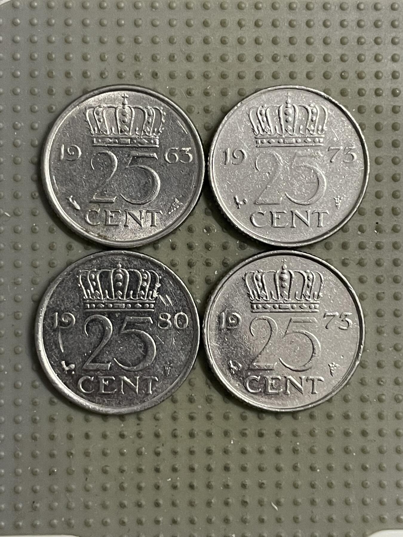 2026年第19场各国散币拍卖（总第169场） 丹麦25分4枚