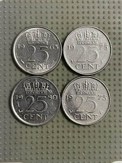 2026年第19场各国散币拍卖（总第169场） - 丹麦25分4枚