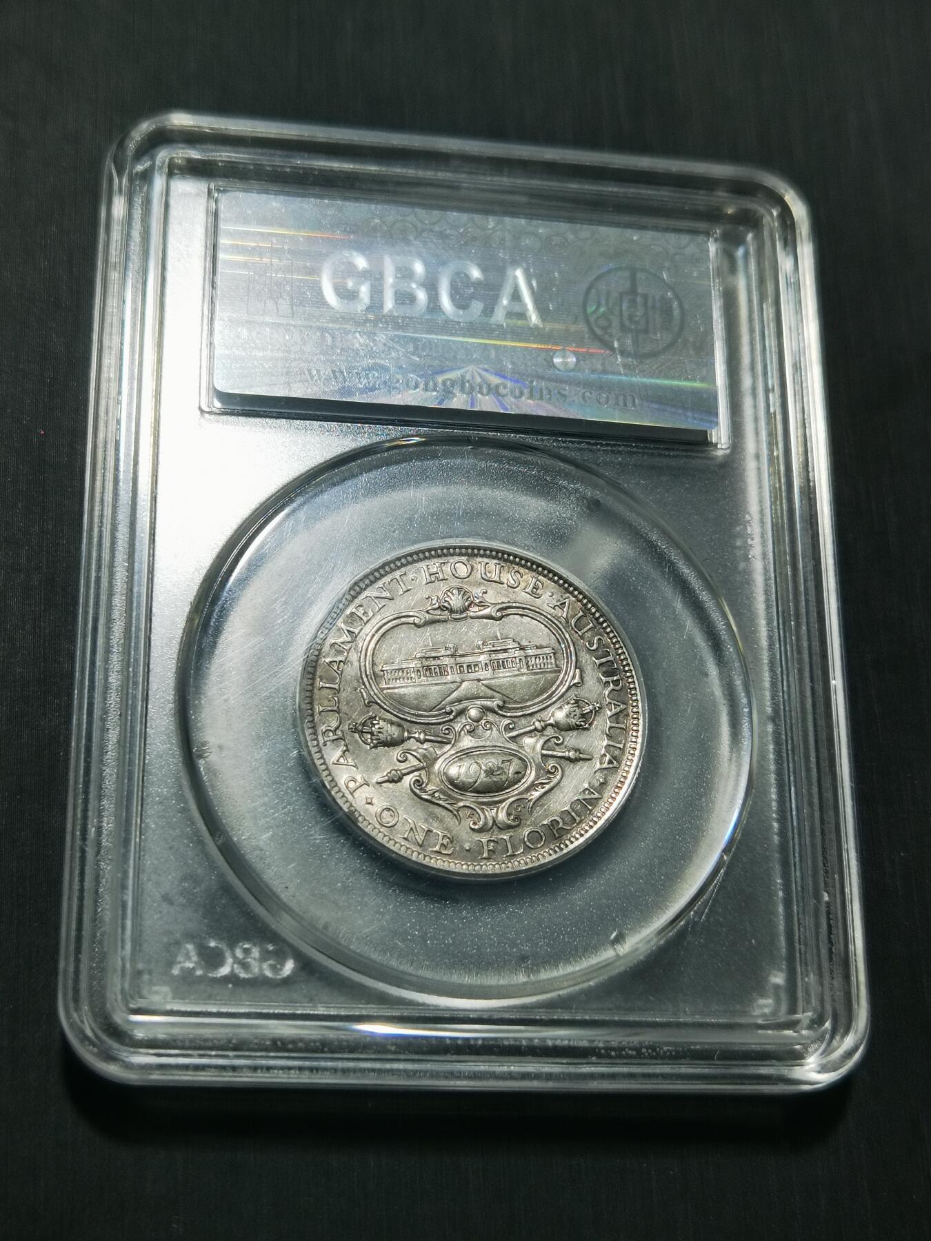 天下钱庄专场欢迎参拍 澳大利亚国会建成1弗罗林银币