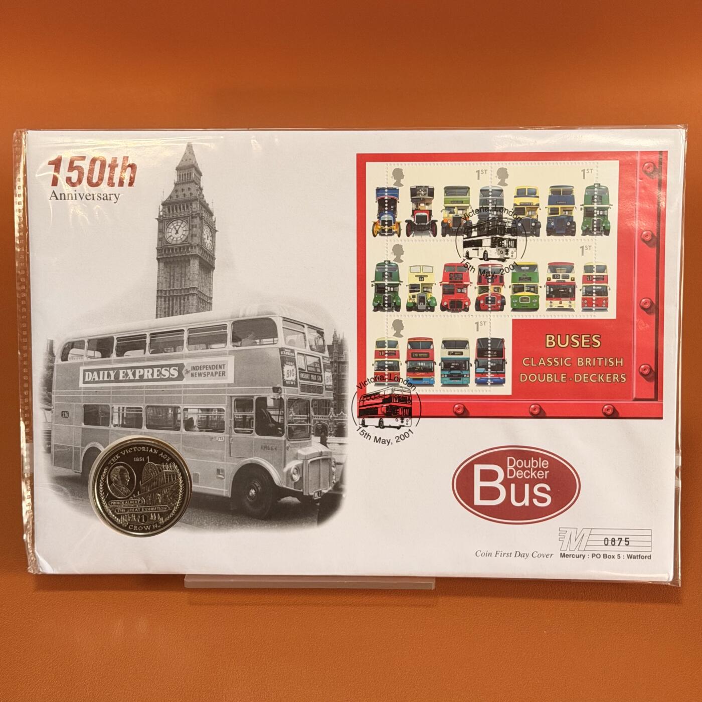 ＜星葵🌻钱币社＞散币克朗场第69期·2月3日发货 〈邮币封〉直布罗陀2001年维多利亚时代·万国博览会1克朗纪念币