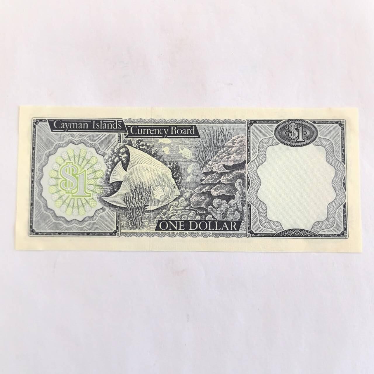 各国外币第110期 开曼群岛1元1971年初版 全新