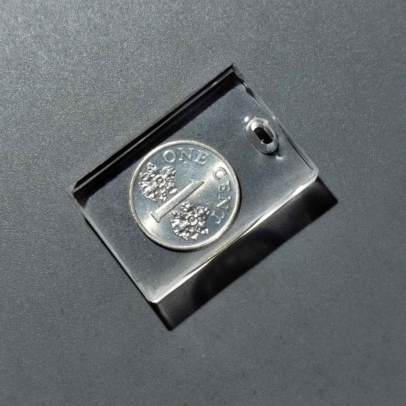 PCAI钱币  31-743  钱币礼品与钱币钥匙扣专场 钱币钥匙挂牌  自行配链子