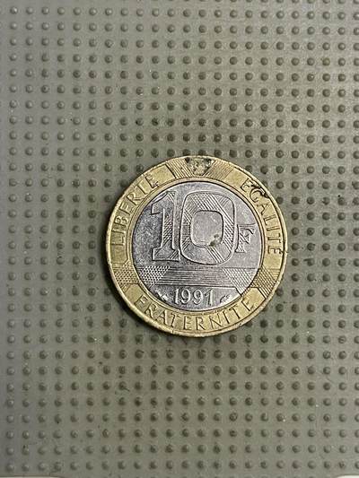 2026年第19场各国散币拍卖（总第169场） - 法国1991年10法郎