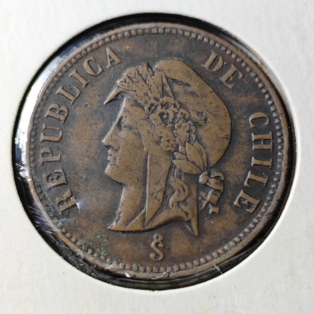 KK钱币收藏小铺  第398期 百期特拍（四拍之二） 2月预留时间 周末发货  1898智利2.5分铜币