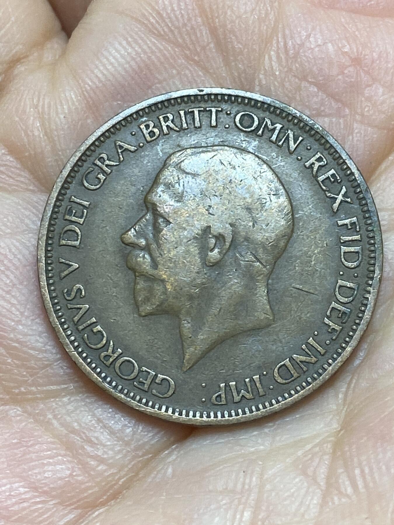 2026年第十六场(总第一百八十五场）外国好品散币场(免佣金) 英国🇬🇧1929年1/2便士(乔治五世第三版)