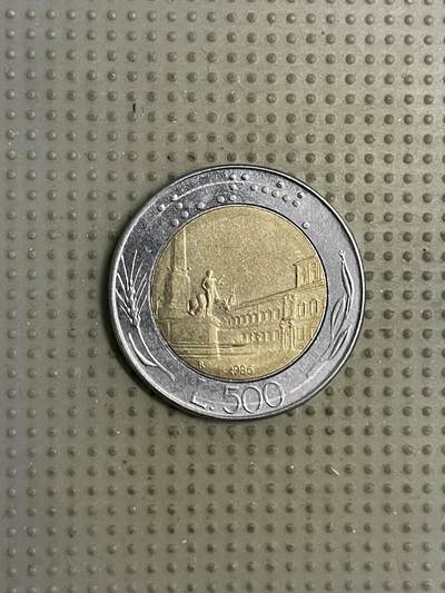 2026年第19场各国散币拍卖（总第169场） - 意大利1986年500里拉