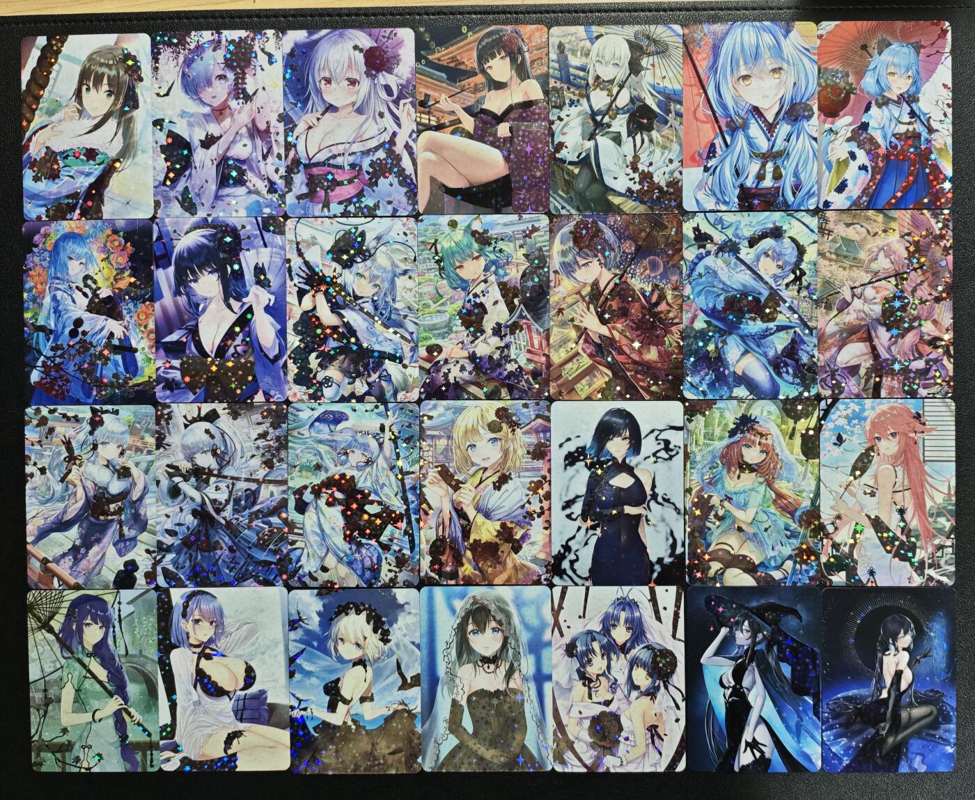 天玑星卡拍第168期《2.3周二截拍艺气风发》持续收拍收评中 满赠卡需备注 动漫美女 星光 二十八张 自制卡