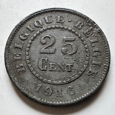 🌹外币初藏🌹🐯2026年第14场  每周二四六晚8️⃣点 接代拍 - 比利时1916年25分