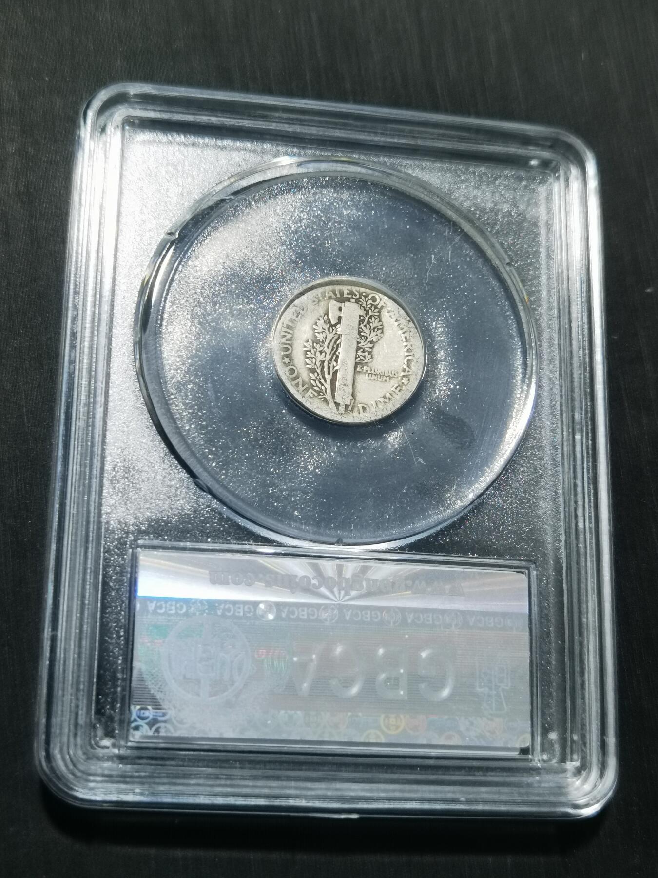 天下钱庄专场欢迎参拍 美国墨丘利10分银币