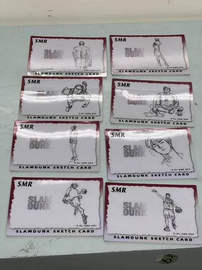 零元拍：灌篮高手 井上素描原画卡 八张一套 樱木 三井 宫城良田等 超美 - 零元拍：灌篮高手 井上素描原画卡 八张一套 樱木 三井 宫城良田等 超美