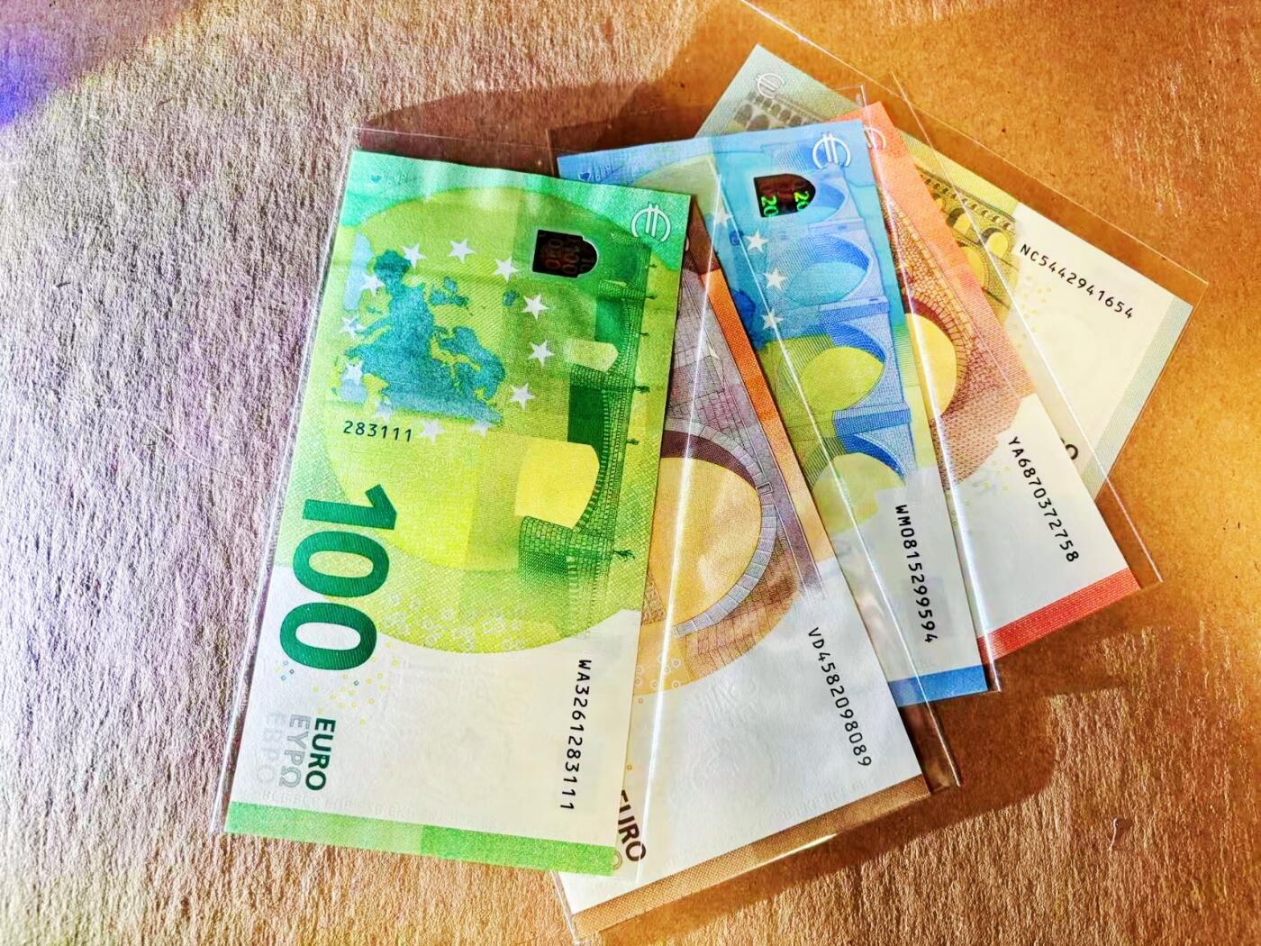 【Blue Auction】世界纸币精拍第781期——18级TOP拍卖/信誉/品质/专业/高效💫 【一组5张 含豹子号无47】欧盟 5-100欧元 全新UNC