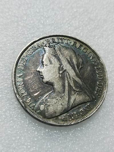 天下钱庄专场欢迎参拍 - 英国维多利亚披纱马剑银币