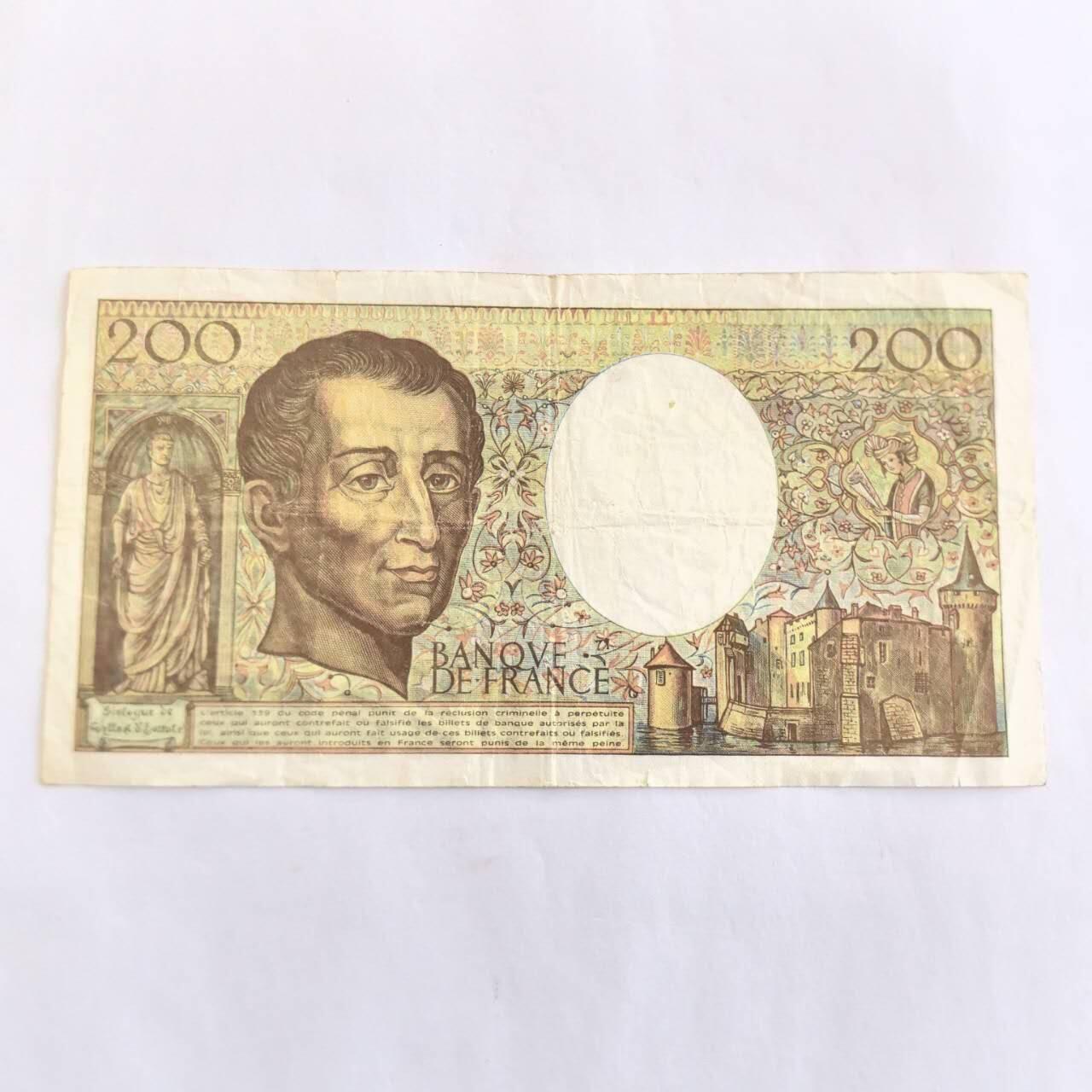 各国外币第110期 法国200法郎1992年