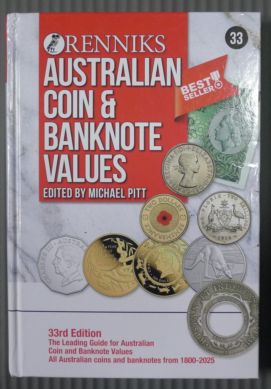 世界钱币章牌书籍专场拍卖02.01 澳大利亚钱币目录1800—2025