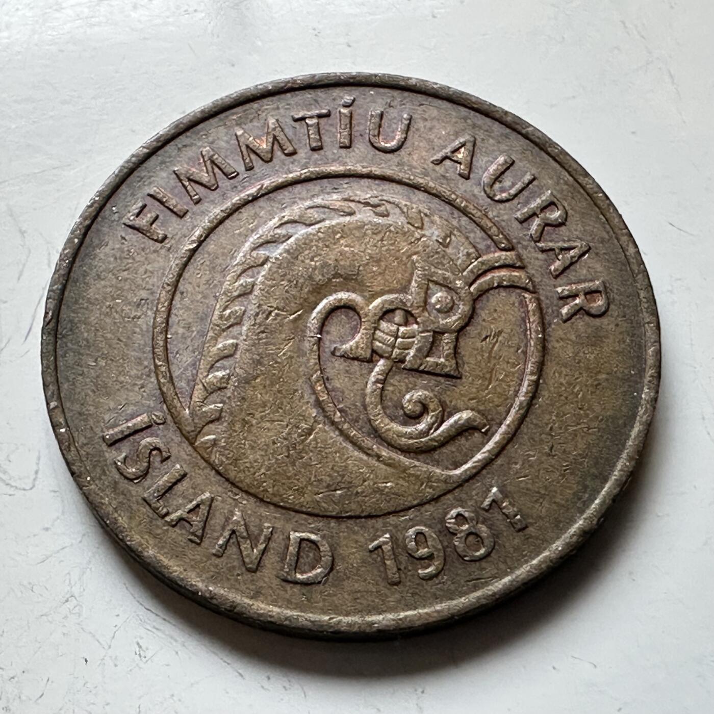 🌹外币初藏🌹🐯2026年第14场  每周二四六晚8️⃣点 接代拍 冰岛1981年50奥拉