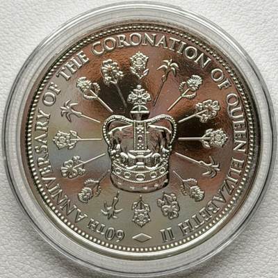 ＜星葵🌻钱币社＞散币克朗场第69期·2月3日发货 - 皮特凯恩群岛2013年女王加冕60周年2元克朗型纪念币