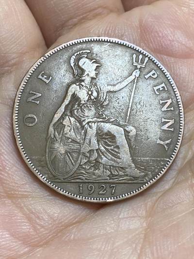 2026年第十六场(总第一百八十五场）外国好品散币场(免佣金) - 英国🇬🇧1927年1便士(乔治五世第二版，关门年仅发行2年)