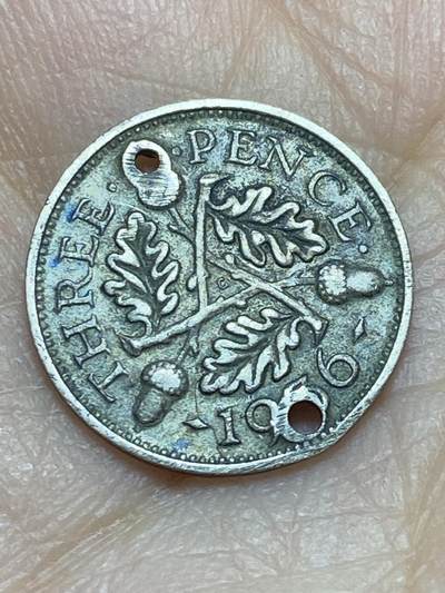 2026年第十六场(总第一百八十五场）外国好品散币场(免佣金) - 打孔–英国🇬🇧1936年3便士银币(乔治五世逝世年，第四版关门年，500银)