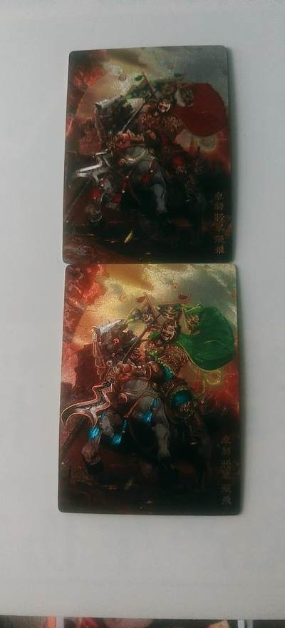 皮卡丘玩转卡牌第三期（接拍中，无佣金，） - 奇点，张飞冷烫粗闪对卡两张