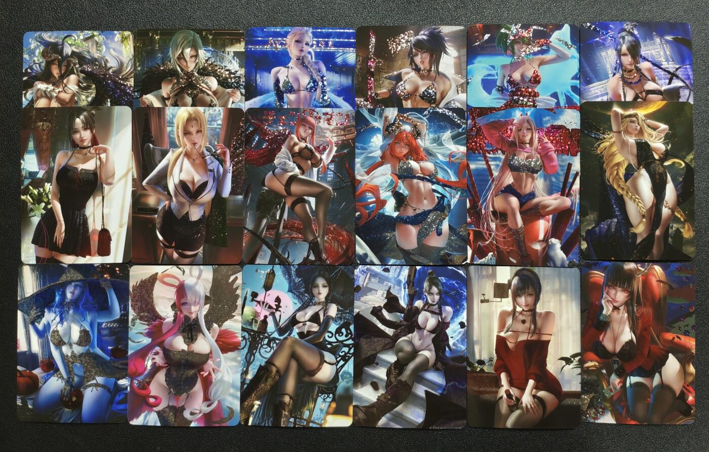 天玑星卡拍第168期《2.3周二截拍艺气风发》持续收拍收评中 满赠卡需备注 动漫美女 钻闪 十八张 自制卡