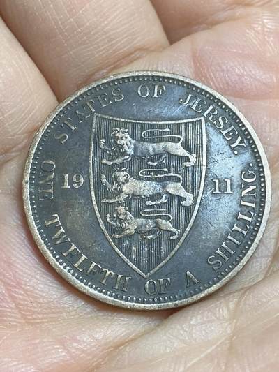 2026年第十六场(总第一百八十五场）外国好品散币场(免佣金) - 英属泽西岛🇯🇪1911年1/12先令(乔治五世加冕年，第一版首发年仅发行3年)