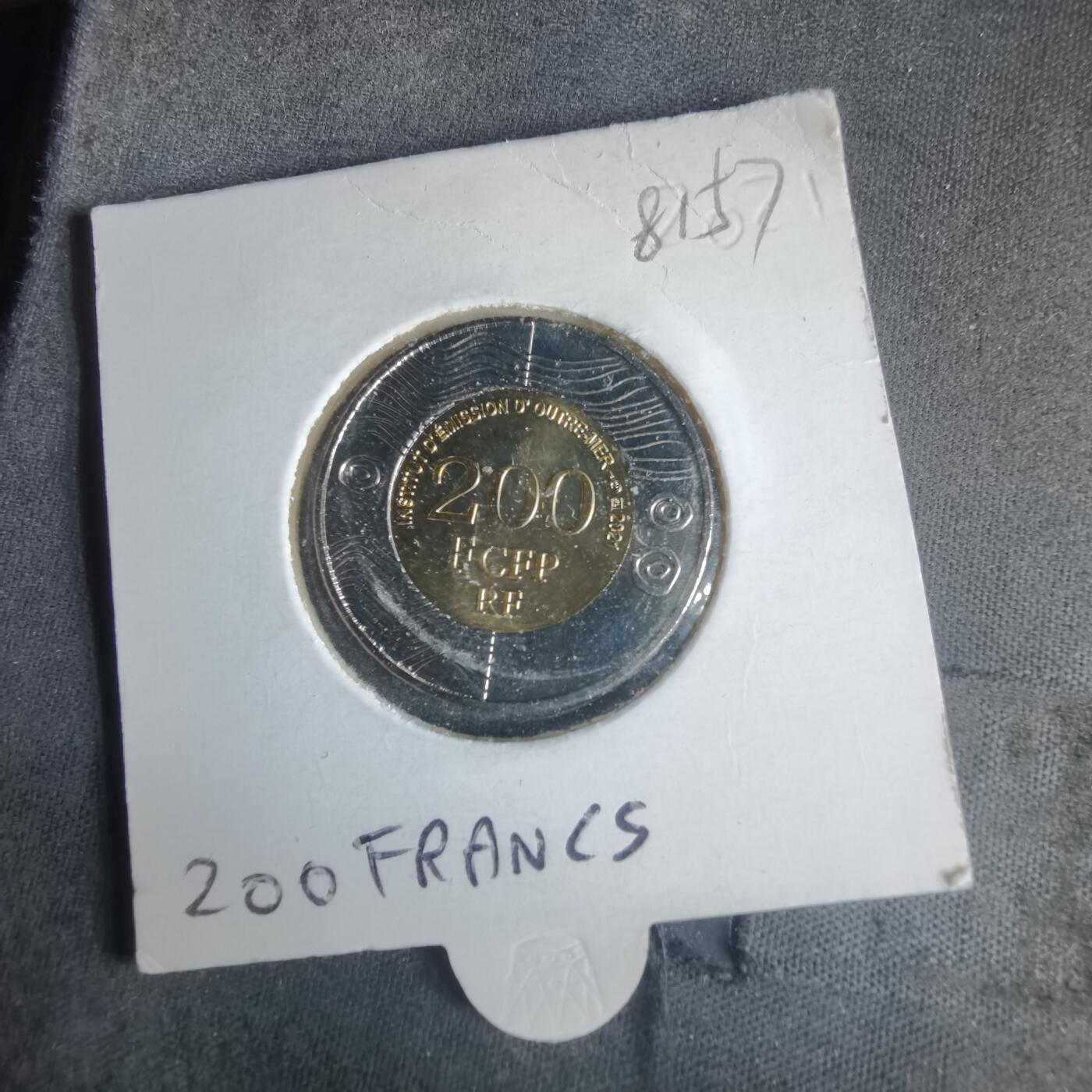 沼泽如烟--第981场 法属波利尼西亚2021年200法郎