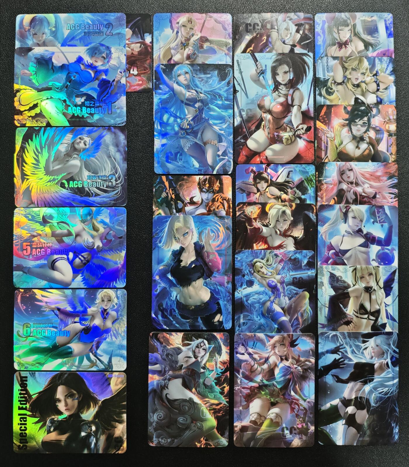 天玑星卡拍第168期《2.3周二截拍艺气风发》持续收拍收评中 满赠卡需备注 动漫美女 彩闪 二十五张 自制卡