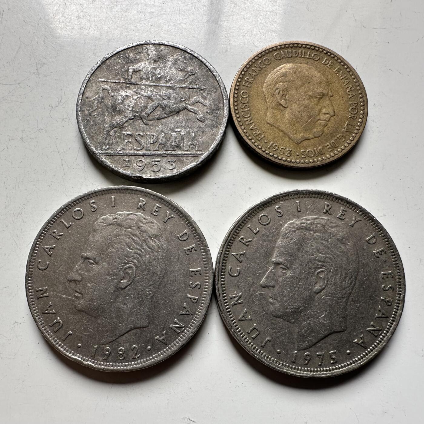 🌹外币初藏🌹🐯2026年第14场  每周二四六晚8️⃣点 接代拍 西班牙四枚