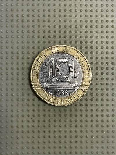 2026年第19场各国散币拍卖（总第169场） - 法国1988年10法郎