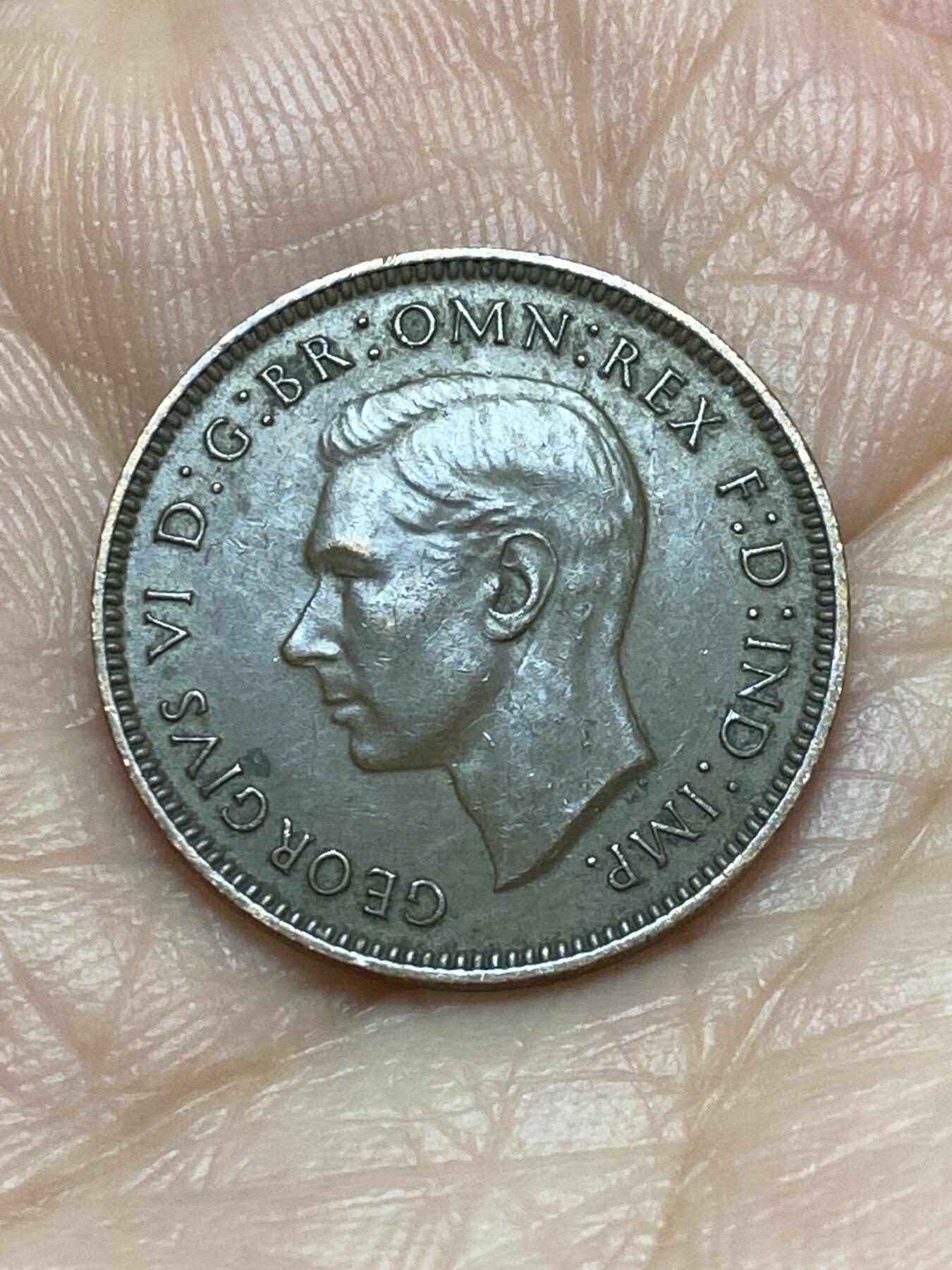 2026年第十六场(总第一百八十五场）外国好品散币场(免佣金) 英国🇬🇧1939年1法新(乔治六世第一版)