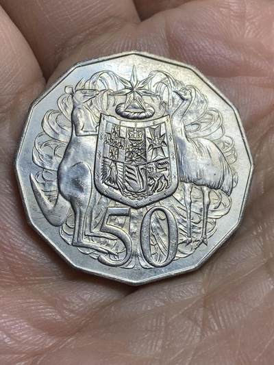 2026年第十六场(总第一百八十五场）外国好品散币场(免佣金) - 少见年份–澳大利亚🇦🇺1973年50分(伊丽莎白二世中年花冠，发行量最少年份)