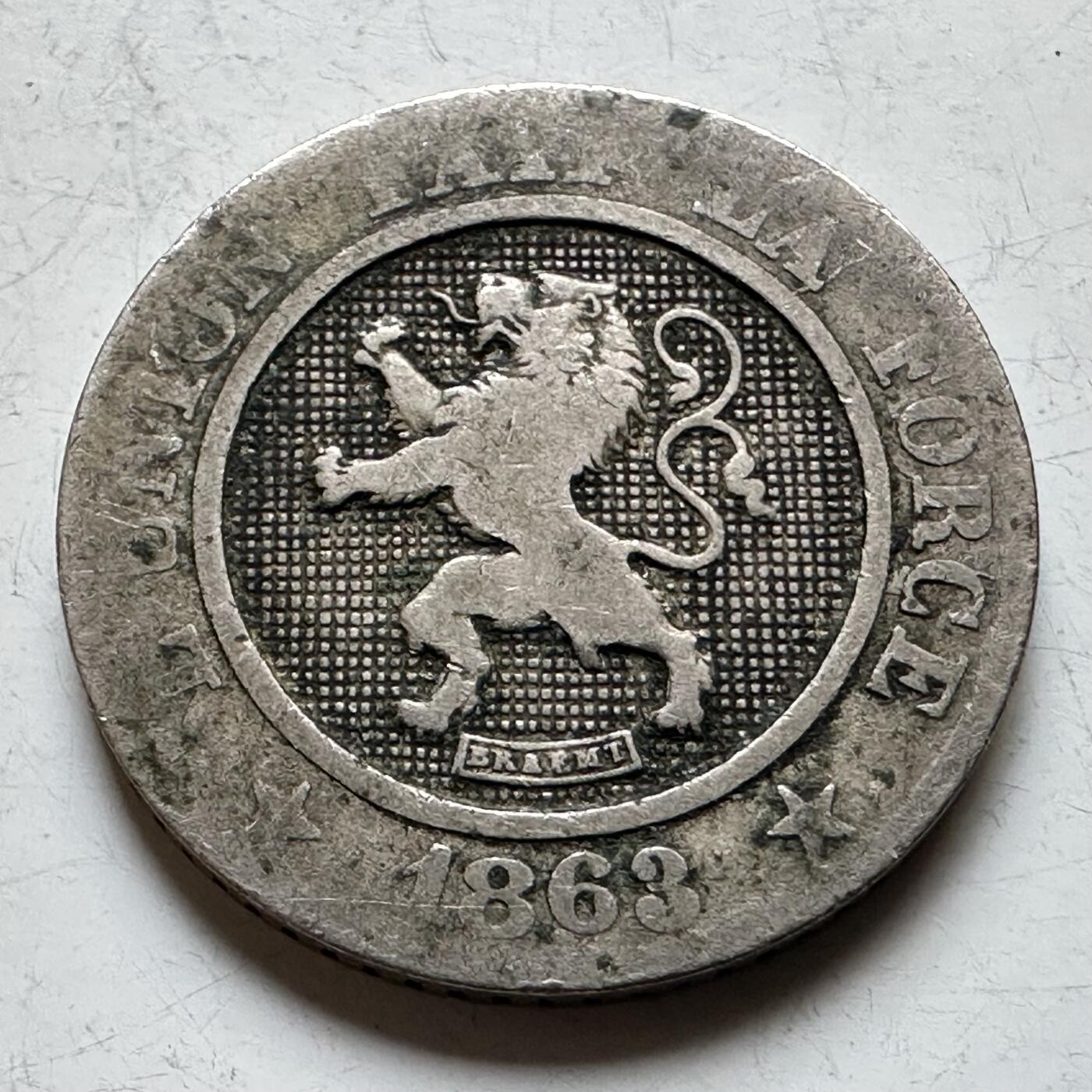 🌹外币初藏🌹🐯2026年第14场  每周二四六晚8️⃣点 接代拍 比利时1863年10分