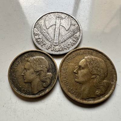 🌹外币初藏🌹🐯2026年第14场  每周二四六晚8️⃣点 接代拍 - 法国三枚