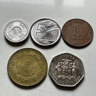 🌹外币初藏🌹🐯2026年第14场  每周二四六晚8️⃣点 接代拍 - 美洲散币5枚—5