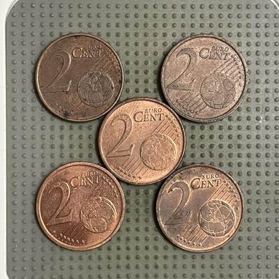 2026年第19场各国散币拍卖（总第169场） - 2欧分5枚