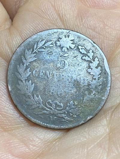 2026年第十六场(总第一百八十五场）外国好品散币场(免佣金) - 意大利王国1867年5分(维托里奥·埃马努埃莱二世，M标米兰造)